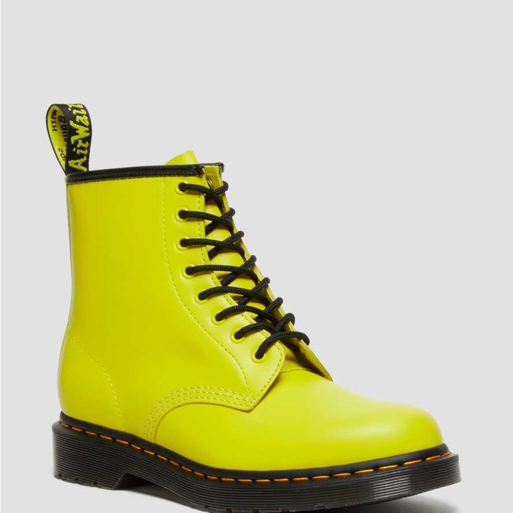 NWT ELECTRIC YELLOW DR. MARTENS 1460 BOOTS